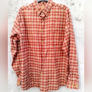 BUCKHORN RIVER BUTTON DOWN SHIRT.  SZ LG